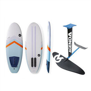 NSP 5'2 PRONE SURF BOARD + AGENDA FOIL COMBO