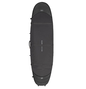 Ocean & Earth HYPA Longboard Wheeled Surfboard Bag, Black - 2 Board