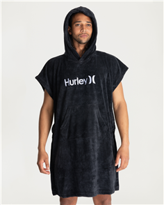 Hurley OAO Unisex Hooded Towel, Black