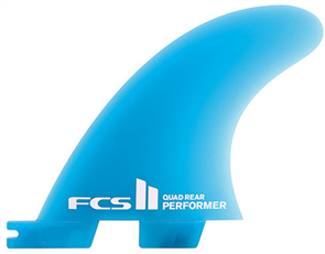 FCS II Performer Neo Glass Medium Quad Rear Retail Fins