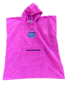 Moana Rd Kids Adventure Towel Hoodie, Hot Pink