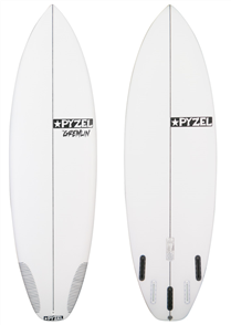 Pyzel Gremlin Surfboard with 5 FCS Fins