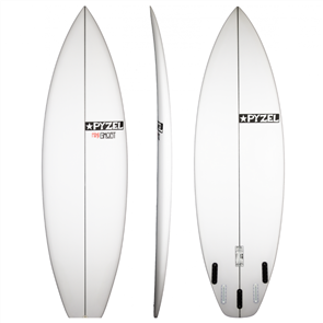 Pyzel MINI GHOST SQUASH Surfboard with 5 FCS Fin Boxes