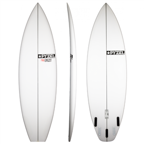 Pyzel EPS MINI GHOST SQUASH Surfboard with 5 Future Fin Boxes