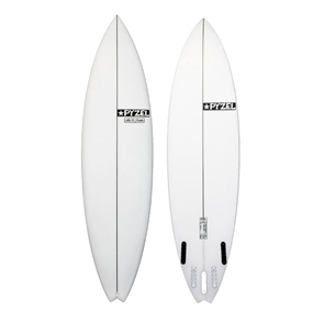 Pyzel Mini Padillac Surfboard with 5 Future Fin Boxes