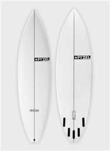 Pyzel Mini Padillac Surfboard with 5 FCS II Fin Boxes