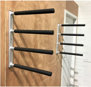 Curve Surfboard Wall Rack - Quad Aluminium