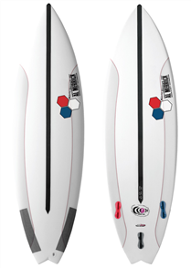 Channel Islands Rocket 9 Fusion Dual-Core Surfboard - Clear/Blue