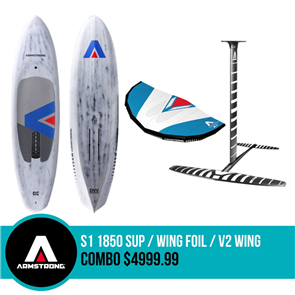 Armstrong Foils S1 1850 SUP / WING FOIL COMBO + V2 A WING