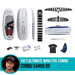 Armstrong Foils - WHAT I RIDE - TAI'S ULTIMATE WING FOIL COMBO