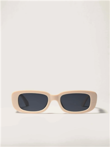 Blank Collective Acrylic Frame Sunglasses, BeigeLens/ Dark Grey