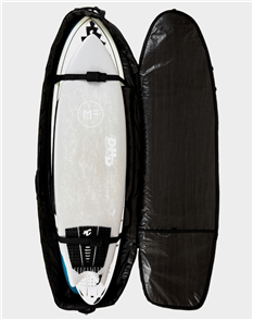 Creatures Of Leisure Funboard All Rounder DT2.0 (3-4Board) Surfboard Bag, Black/ Silver