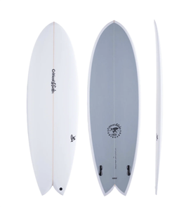 The Critical Slide Society Angler PU Surfboard, Plein Air