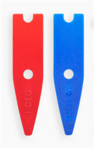 Armstrong Foils Polycarbonate Pro Shim 1x red 1x blue