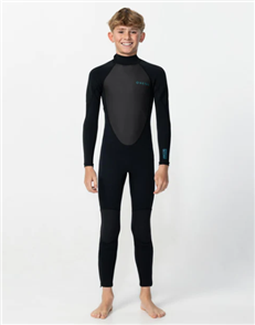 O'Neill YOUTH FACTOR BZ FULL 3/2MM, BLK/BLK