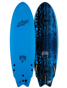 Odysea X Lost RNF 5'5 Round Nose Fish Surfboard, Azure Blue