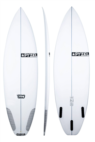 Pyzel Shadow Surfboard with Thruster Future Fins