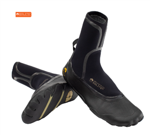 Solite Boots 3mm Custom 2.0 Bootie, Black/Gum (Includes Heat Booster Socks)