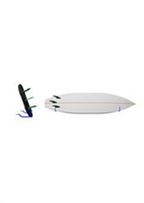 Unbranded Surfboard Wall Rack - Single Basic