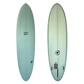 The Critical Slide Society Hermit PU Surfboard, Jade