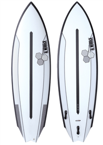 Channel Islands Twin Fin Dual Core Surfboard, Customwhite
