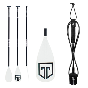 Trident T6 3-piece Paddle Combo, Paddle & Leash