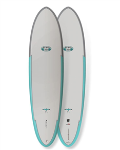 Takayama Egg Surfboard, Grey/ Teal