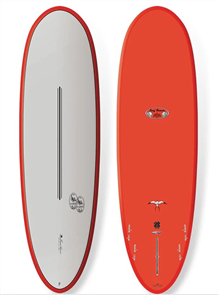 Takayama Scorpion 2 Tuflite Pro V Tech Carbon Surfboard, Red