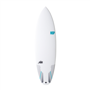 NSP Shapers Union Tinder D8 FTU Surfboard, Leash & Fin Combo