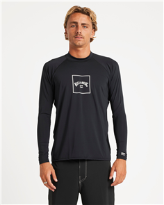 Billabong Wetsuits BOXED ARCH RF LONG SLEEVE RASHSHIRT, BLACK