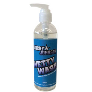 Sticky Johnson Wetty Wash, 250ml Bottle