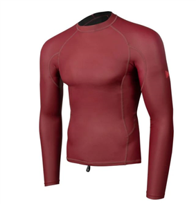 FLORENCE MARINE X Windshield Long Sleeve Rashguard, Maroon