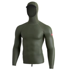 FLORENCE MARINE X Windshield 2.0 Long Sleeve Hooded Rashguard, Thyme