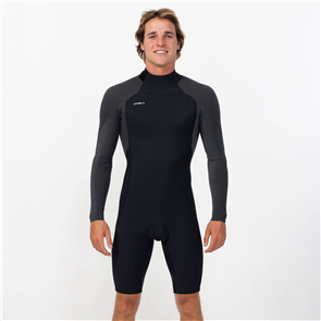 O'Neill HYPERFREAK BZ LS SPRING 2MM, BLACK/TEMPERED STEEL