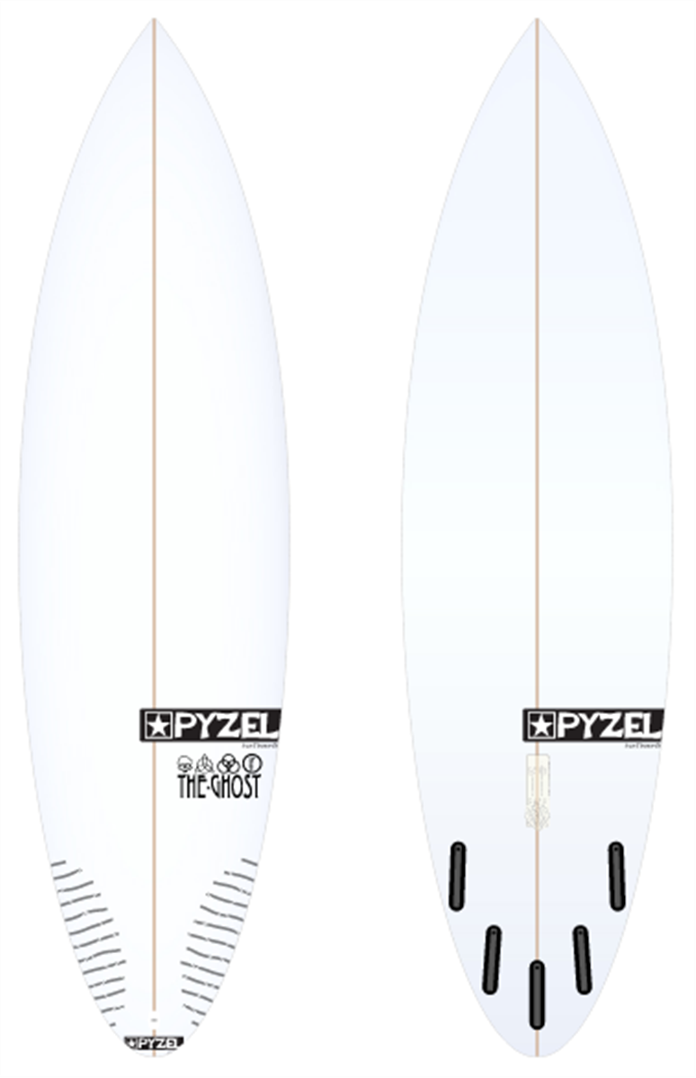 Pyzel Ghost Board 3 Or 5 Fin Option With Future Fins Underground