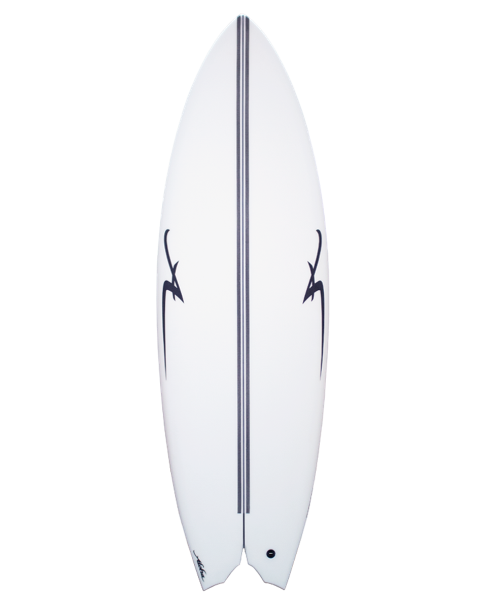 Aloha Alohaxsequoia CfdFish Twin Fin(Fcsii) Surfboard, Clear