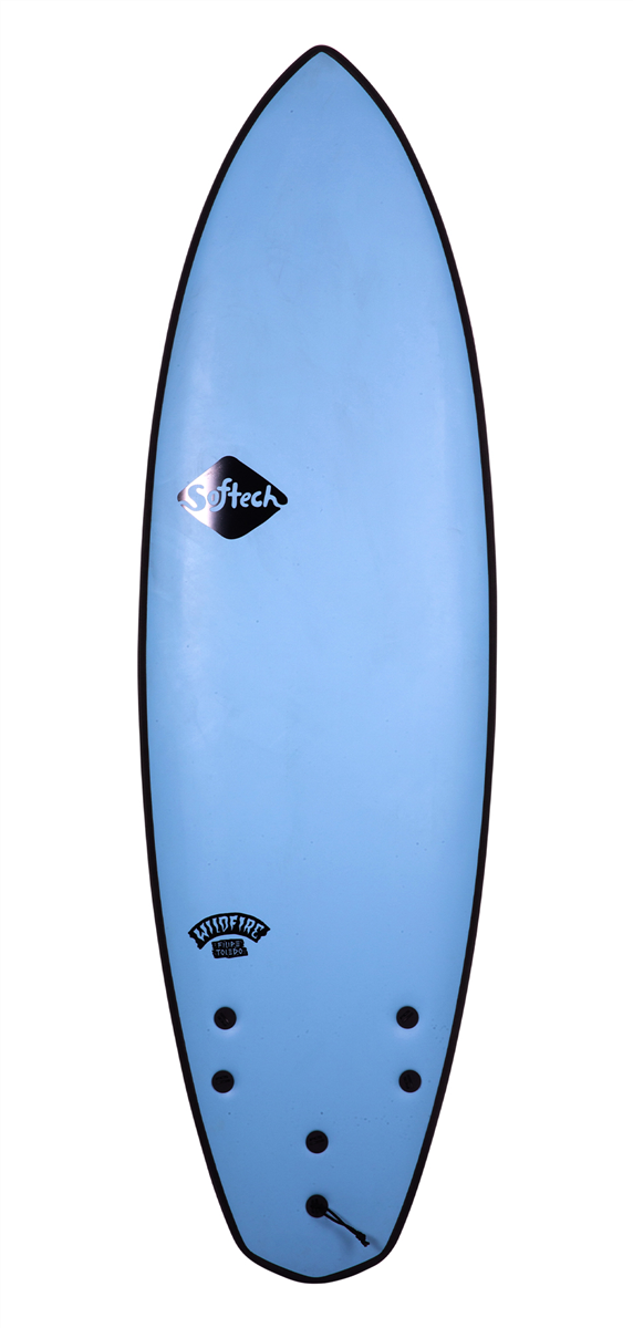 Softech Surfboards Toledo Wildfire Soft Surfboard, Striped