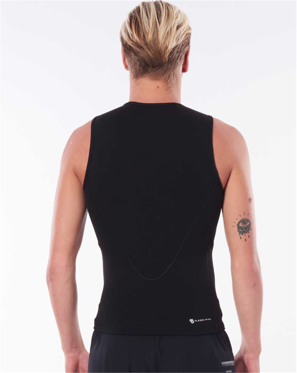 Rip Curl Flashbomb 0.5Mm Sleeveless Vest, Black Underground Surf