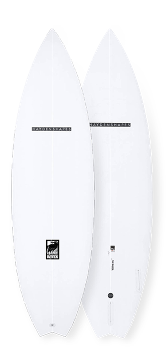 Haydenshapes Raven PU Surfboard FCS II 3 Fin