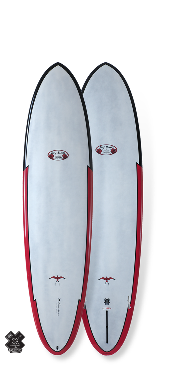Takayama Egg Tuflite Pro Carbon Surfboard, Red Underground Surf